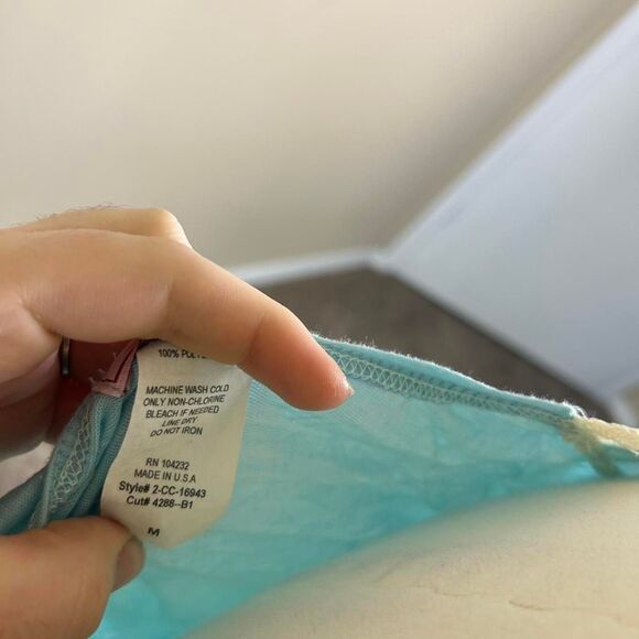 Volt Y2K Lace Fairy Baby Blue Contrast Cami - Picture 3 of 4